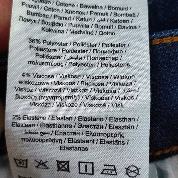 Vero Moda Denim shape up jeans skinny dark wash blue women's size S/34 - Picture 9 of 16